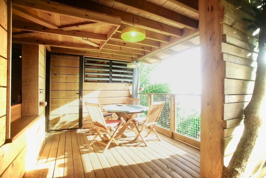 Bungalow Ecologique Avec Toilettes Seches Leu Kabanon Vue Mer Saint-Leu Extérieur photo