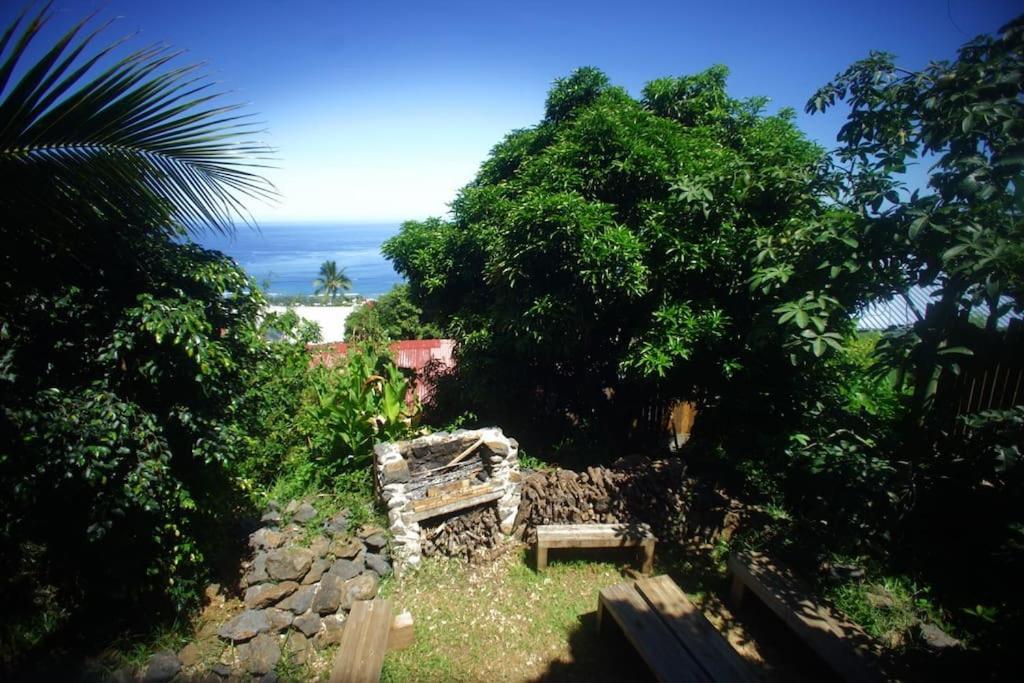 Bungalow Ecologique Avec Toilettes Seches Leu Kabanon Vue Mer Saint-Leu Extérieur photo