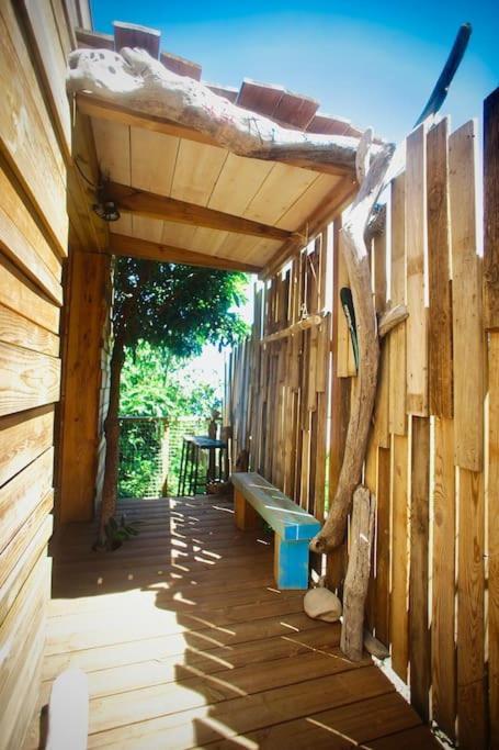Bungalow Ecologique Avec Toilettes Seches Leu Kabanon Vue Mer Saint-Leu Extérieur photo