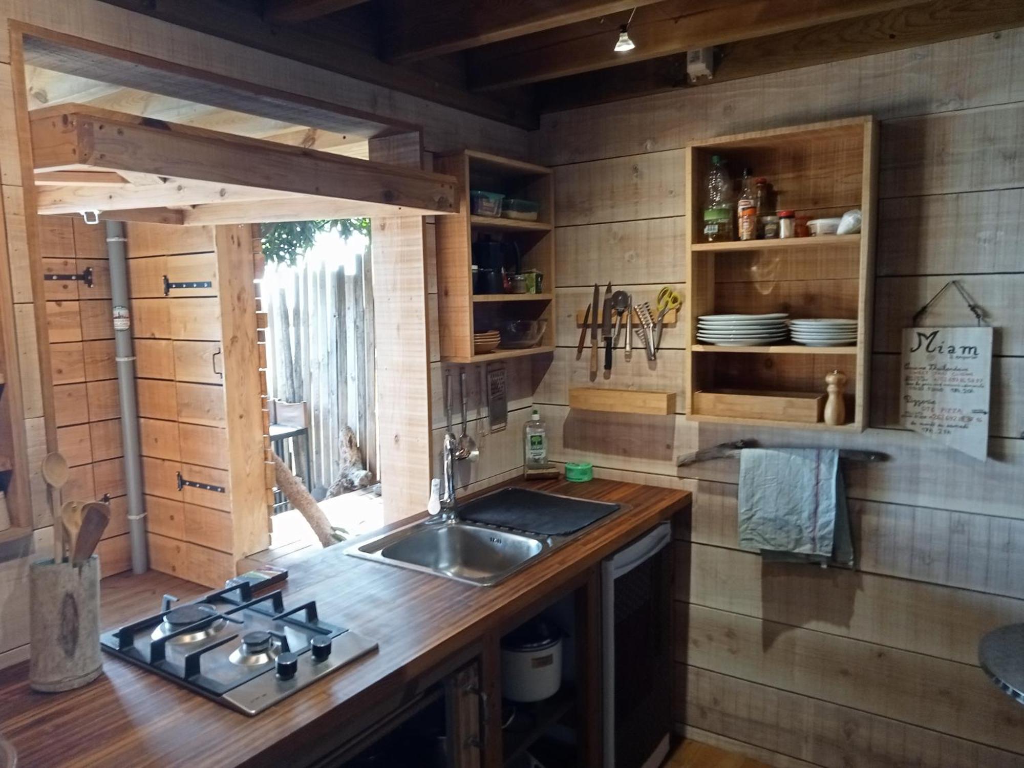 Bungalow Ecologique Avec Toilettes Seches Leu Kabanon Vue Mer Saint-Leu Extérieur photo